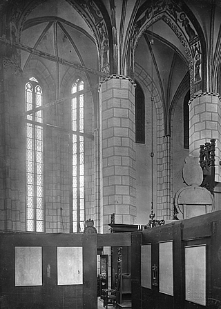 Blick auf den südöstlichen Chor vom Mittelchor aus um 1930
