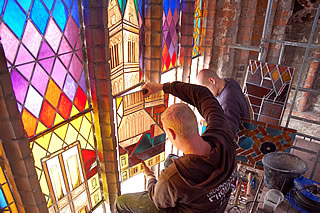 Einbau des Fensters 2009