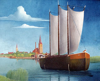 K. A. Lattner: Haffkahn auf der Peene