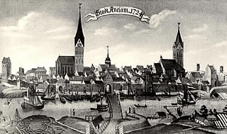 Grenzstadt Anklam 1724