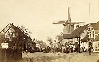Der Peendamm 1872 Foto J. Reichard